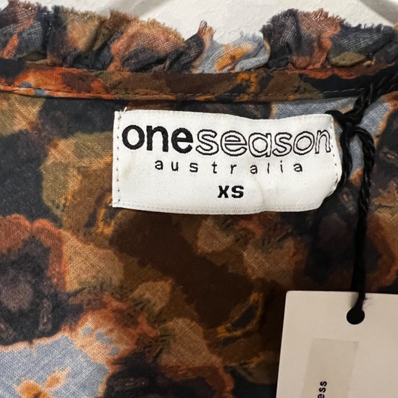 Cotton Midi Dress -XS - Picture 8 of 9